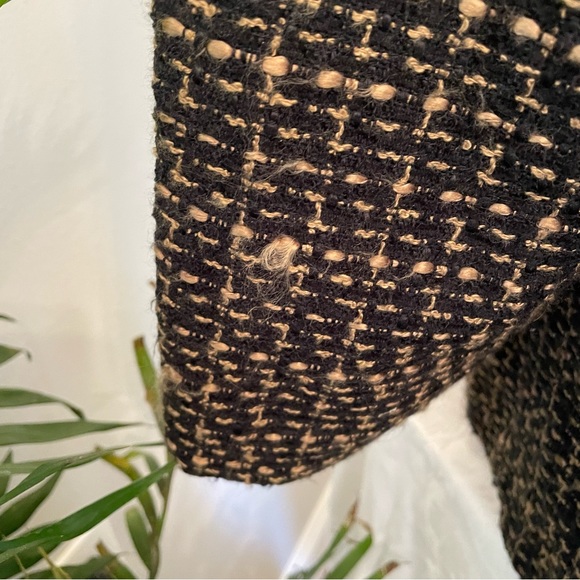 Investments Black/Brown Tweed 3/4 sleeve Blazer/Jacket for Casual/Business Wear. - Picture 7 of 10